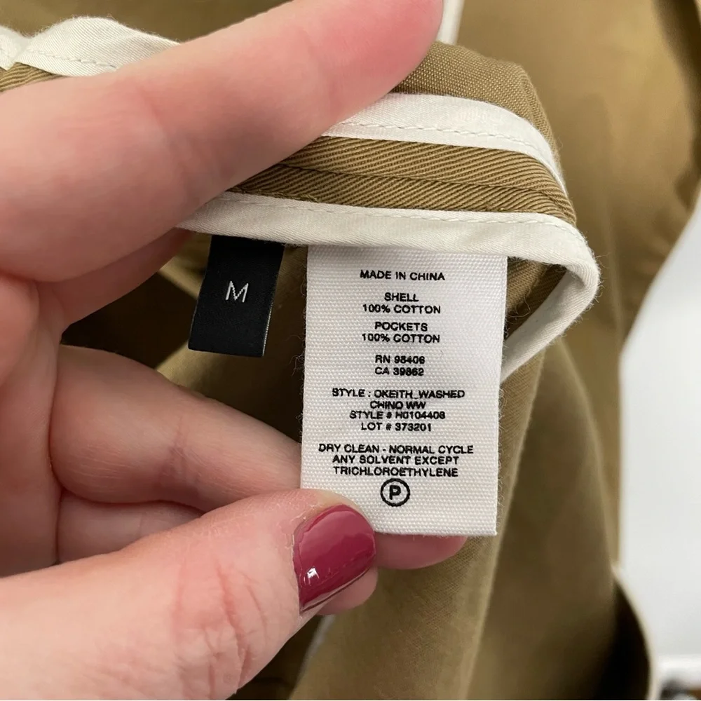 Theory Tan Trench Coat - Picture 5 of 6